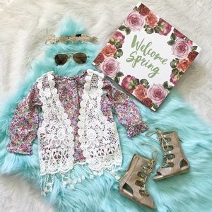 Baby boho style vest